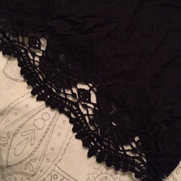 NWT Black Lace Top - Picture 3 of 4